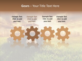 Field Sun Sky PowerPoint Template