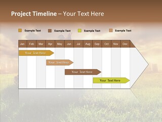 Field Sun Sky PowerPoint Template