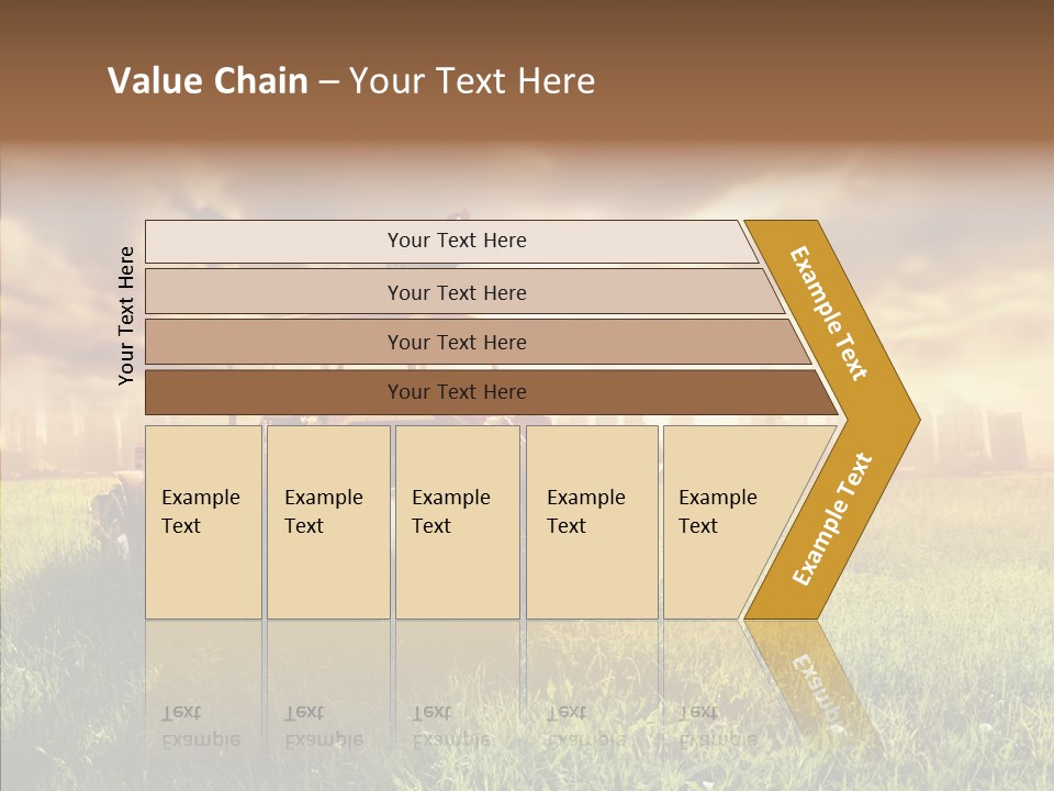 Field Sun Sky PowerPoint Template
