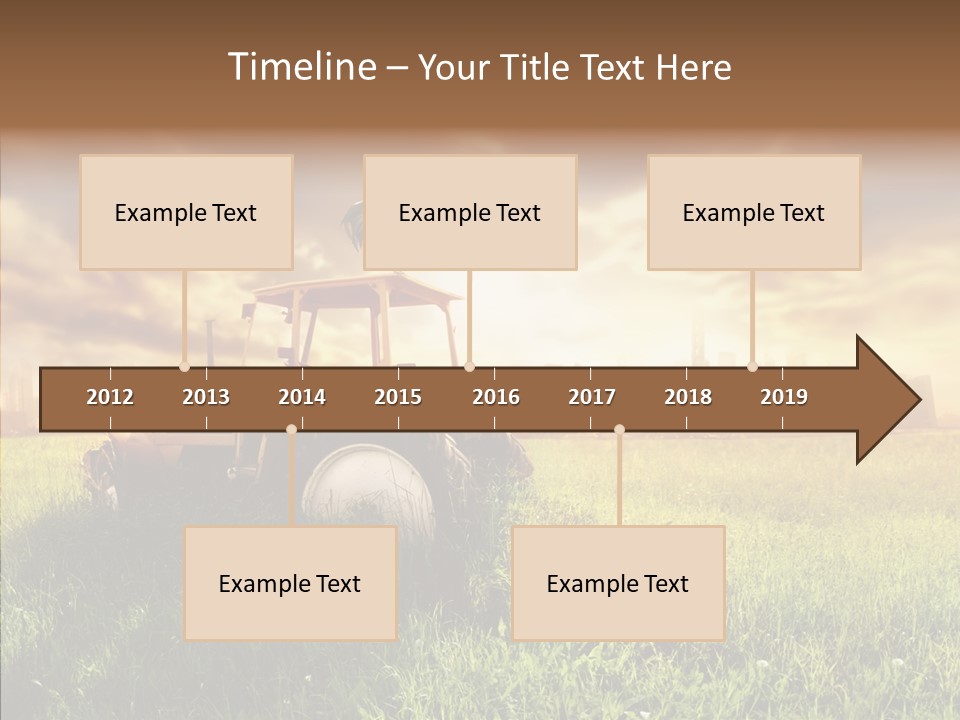 Field Sun Sky PowerPoint Template