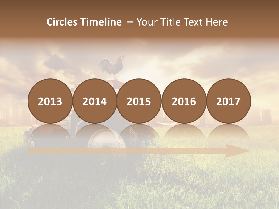 Field Sun Sky PowerPoint Template