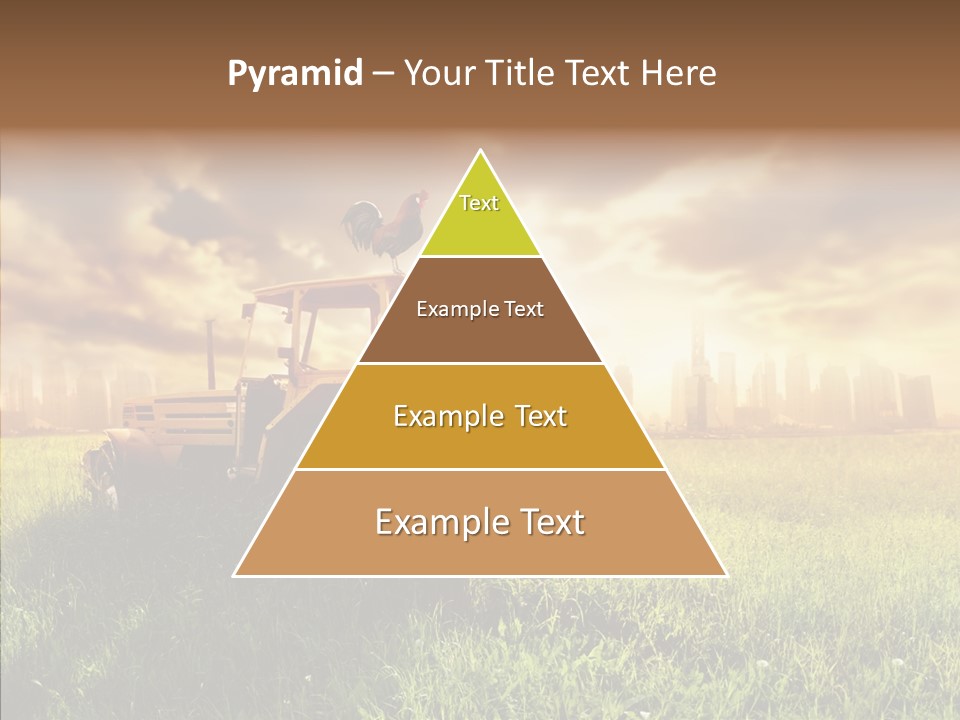 Field Sun Sky PowerPoint Template