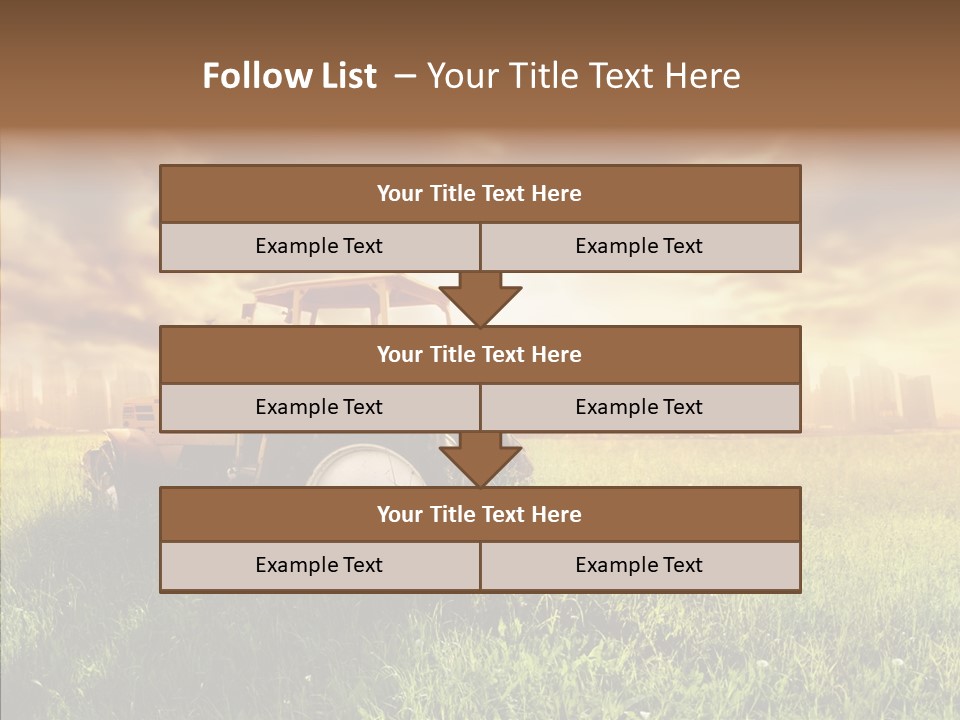 Field Sun Sky PowerPoint Template