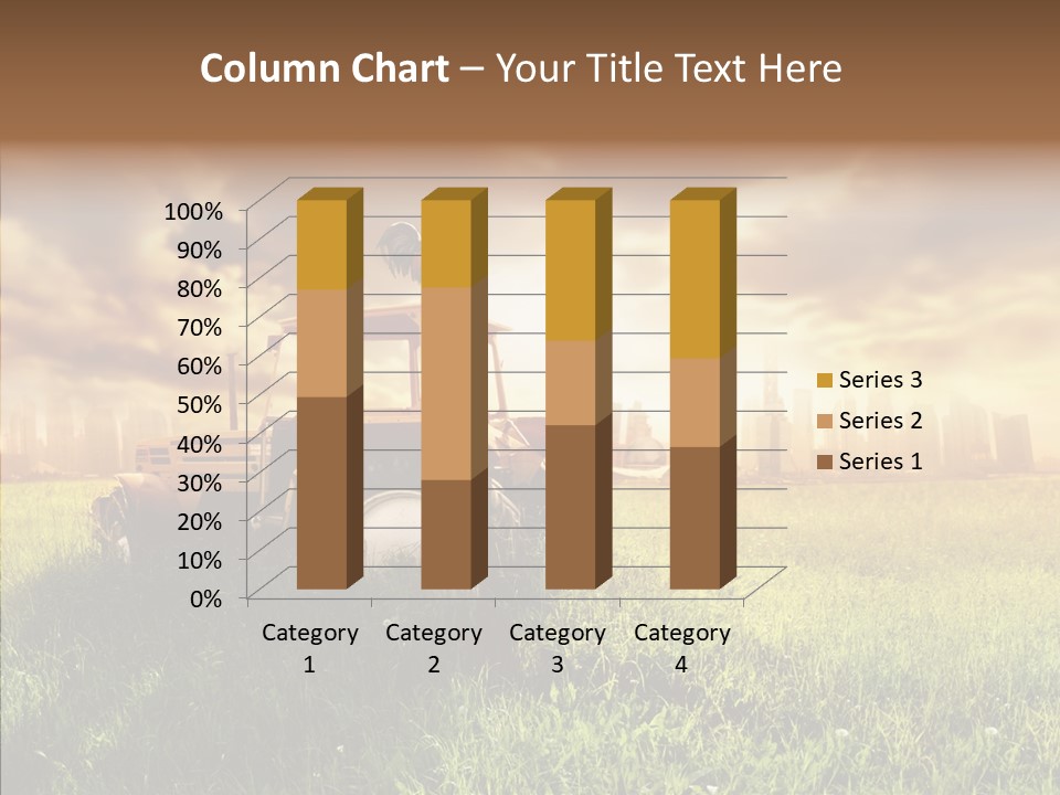 Field Sun Sky PowerPoint Template