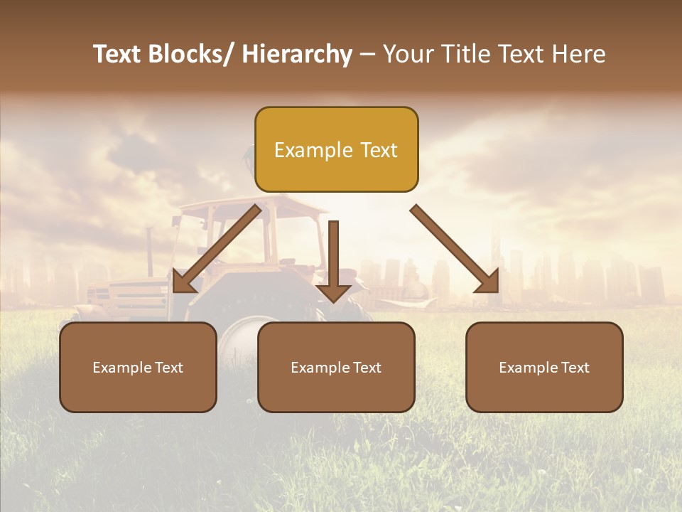 Field Sun Sky PowerPoint Template