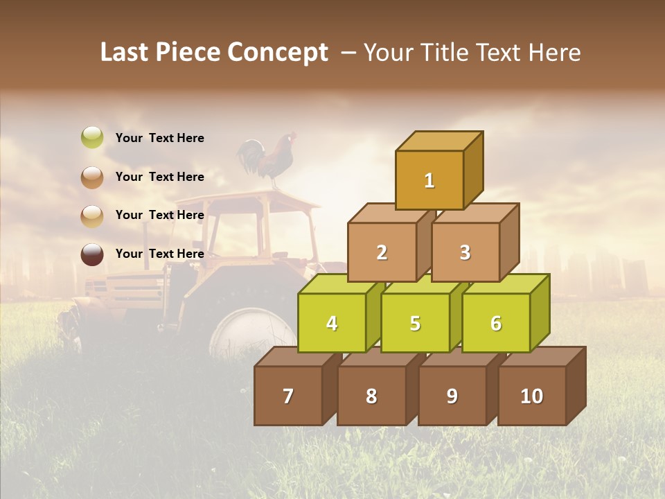 Field Sun Sky PowerPoint Template
