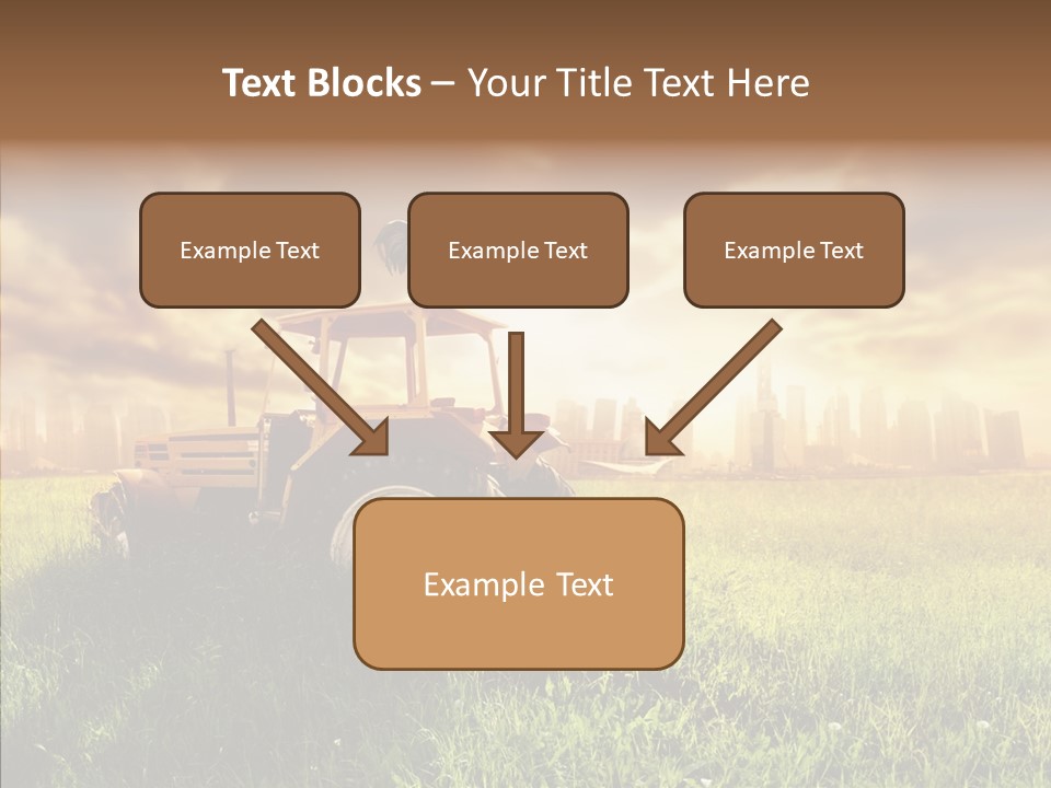 Field Sun Sky PowerPoint Template