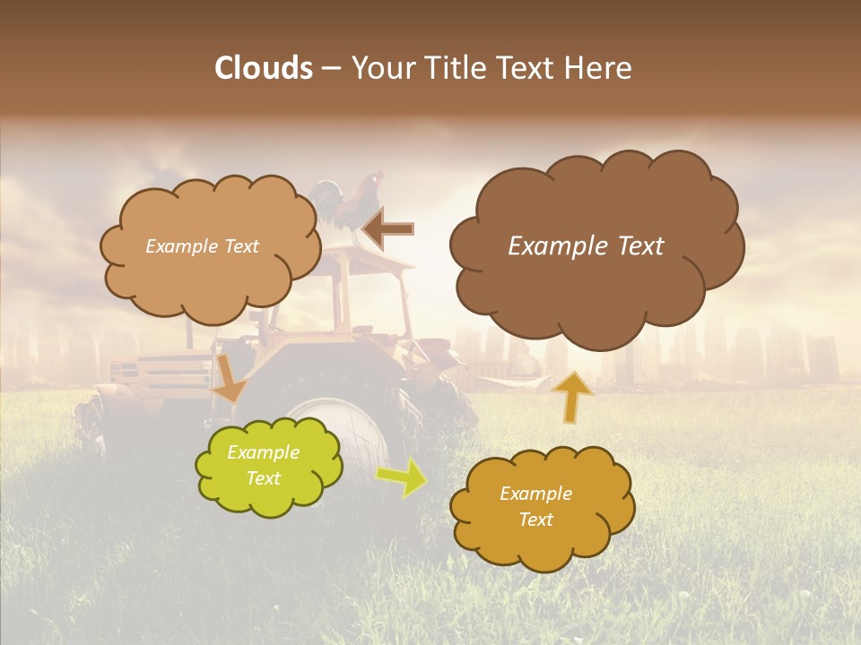 Field Sun Sky PowerPoint Template
