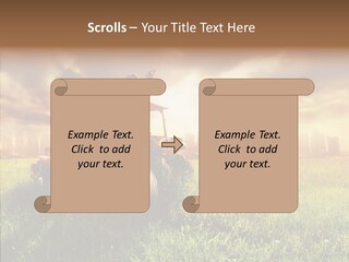 Field Sun Sky PowerPoint Template