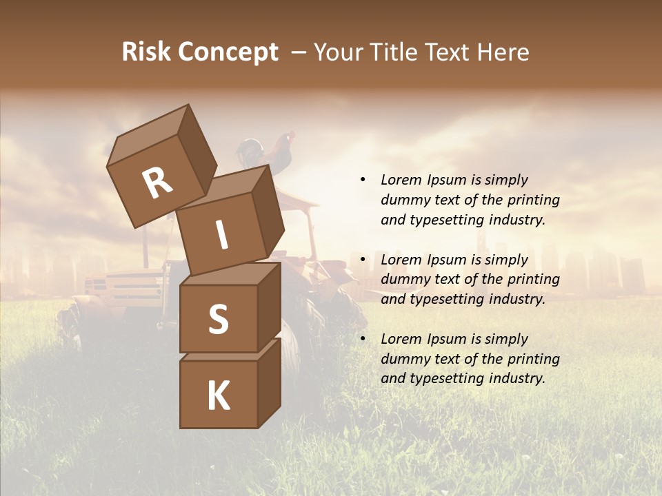 Field Sun Sky PowerPoint Template