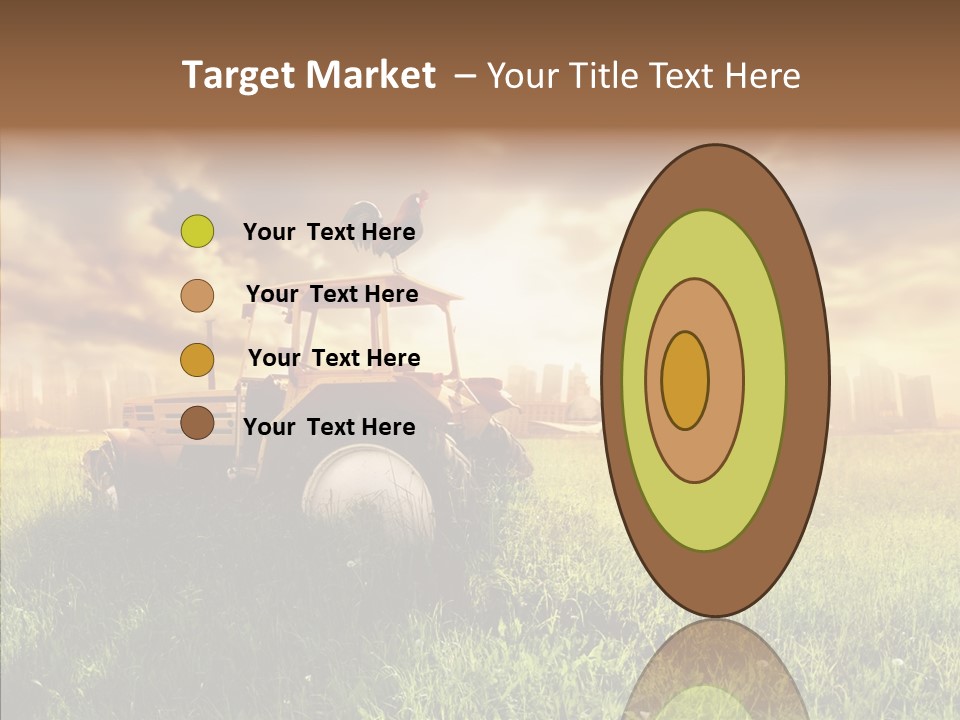 Field Sun Sky PowerPoint Template