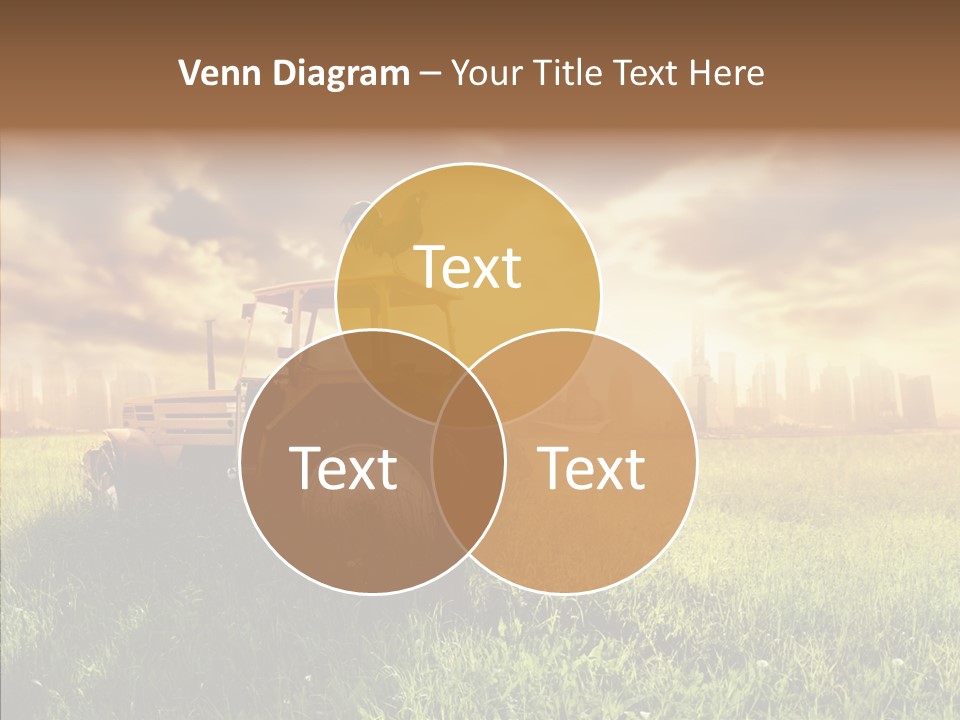 Field Sun Sky PowerPoint Template