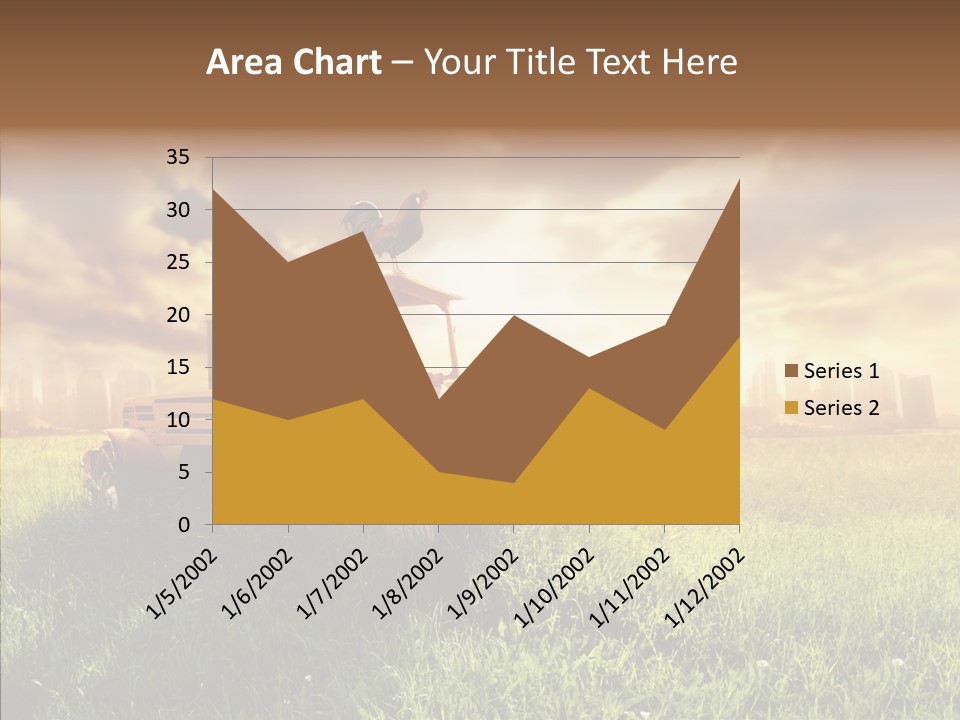 Field Sun Sky PowerPoint Template