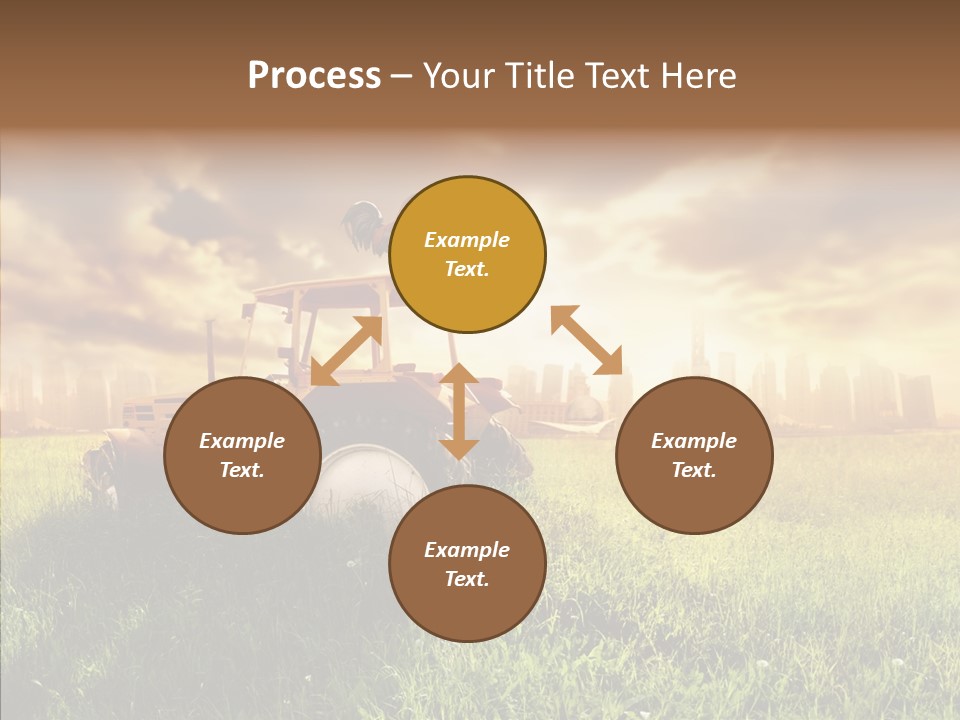 Field Sun Sky PowerPoint Template