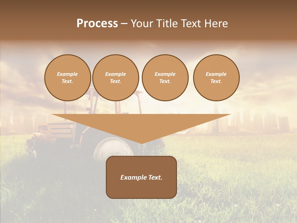 Field Sun Sky PowerPoint Template