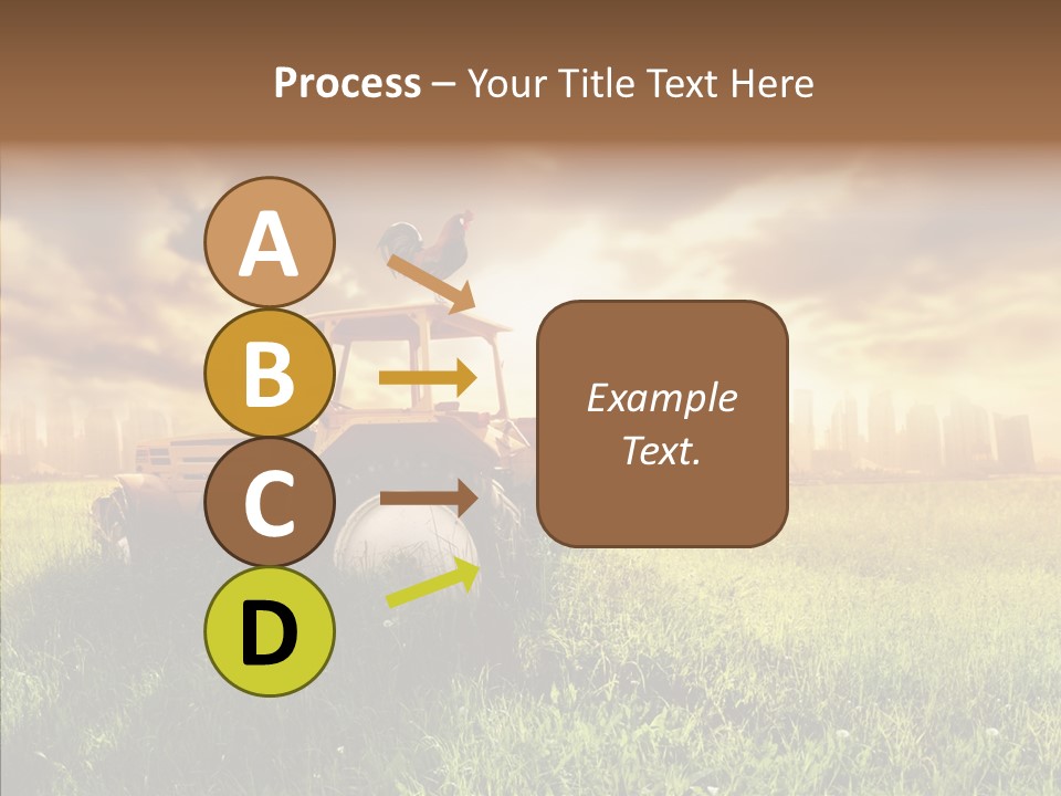 Field Sun Sky PowerPoint Template