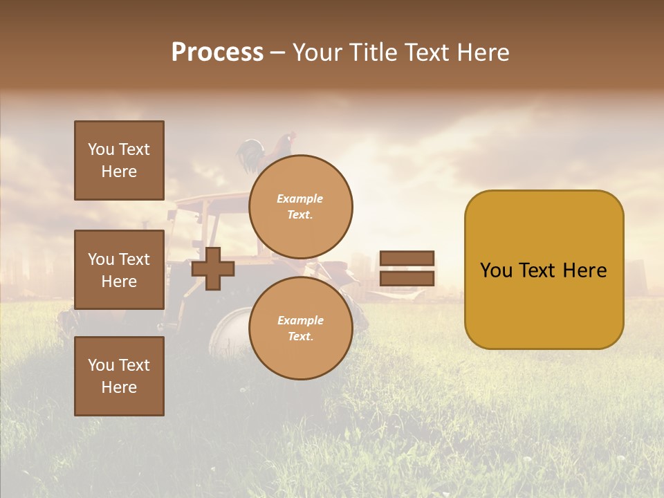 Field Sun Sky PowerPoint Template