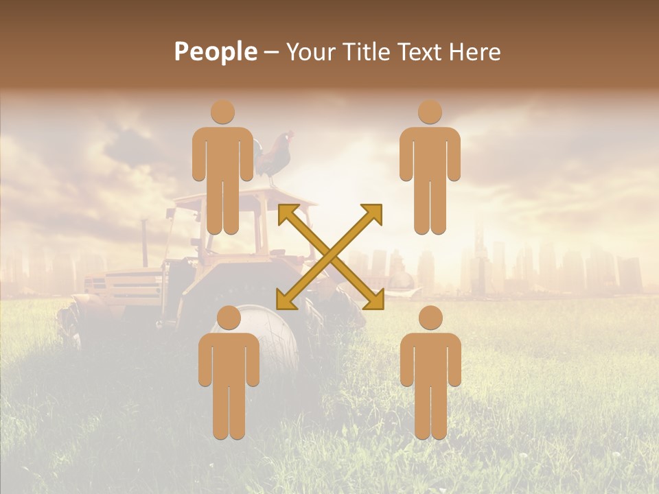 Field Sun Sky PowerPoint Template