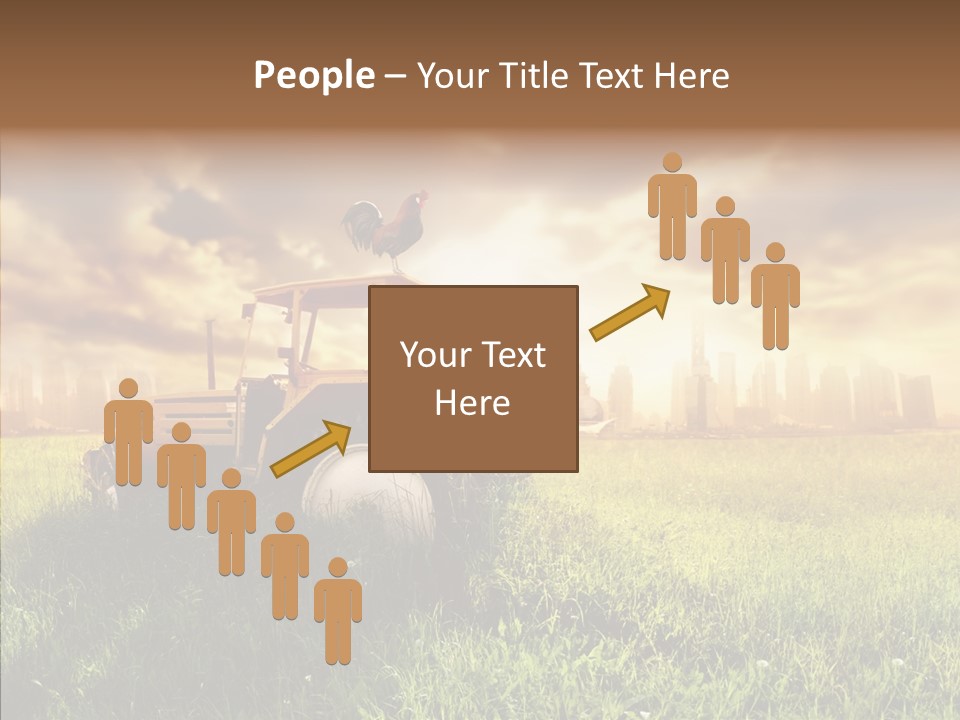 Field Sun Sky PowerPoint Template