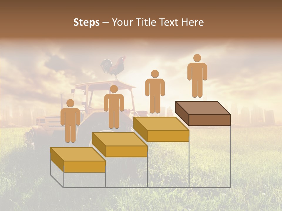 Field Sun Sky PowerPoint Template
