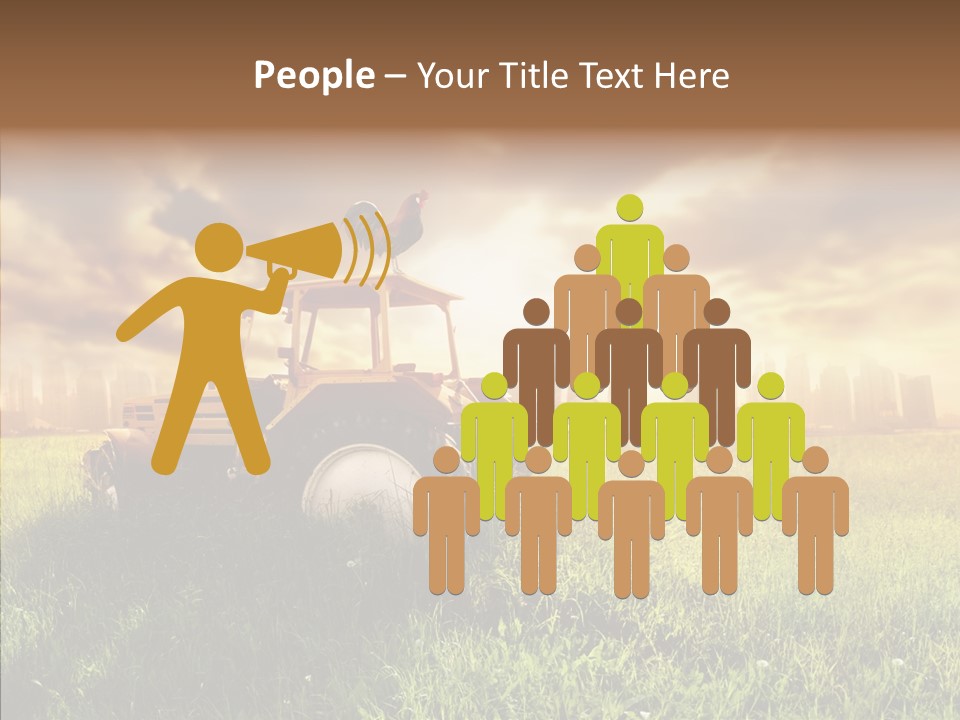 Field Sun Sky PowerPoint Template