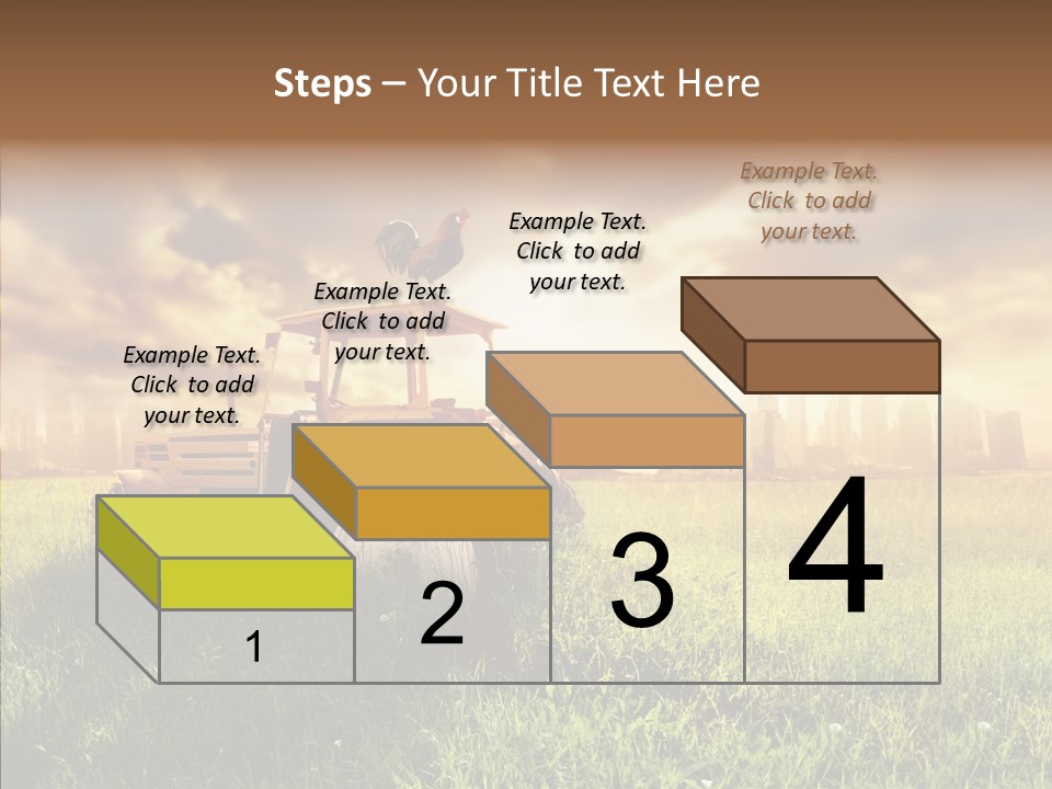 Field Sun Sky PowerPoint Template