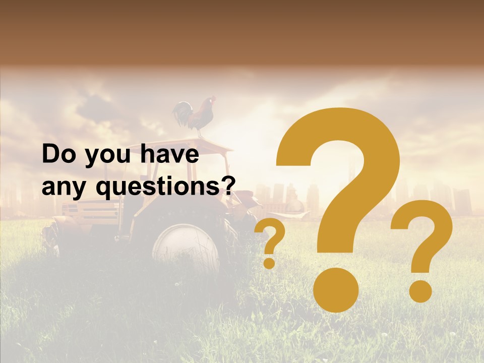 Field Sun Sky PowerPoint Template