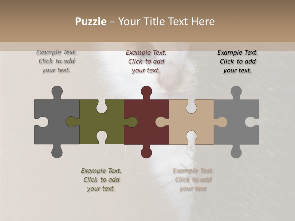 Fluffy Post Hiding PowerPoint Template