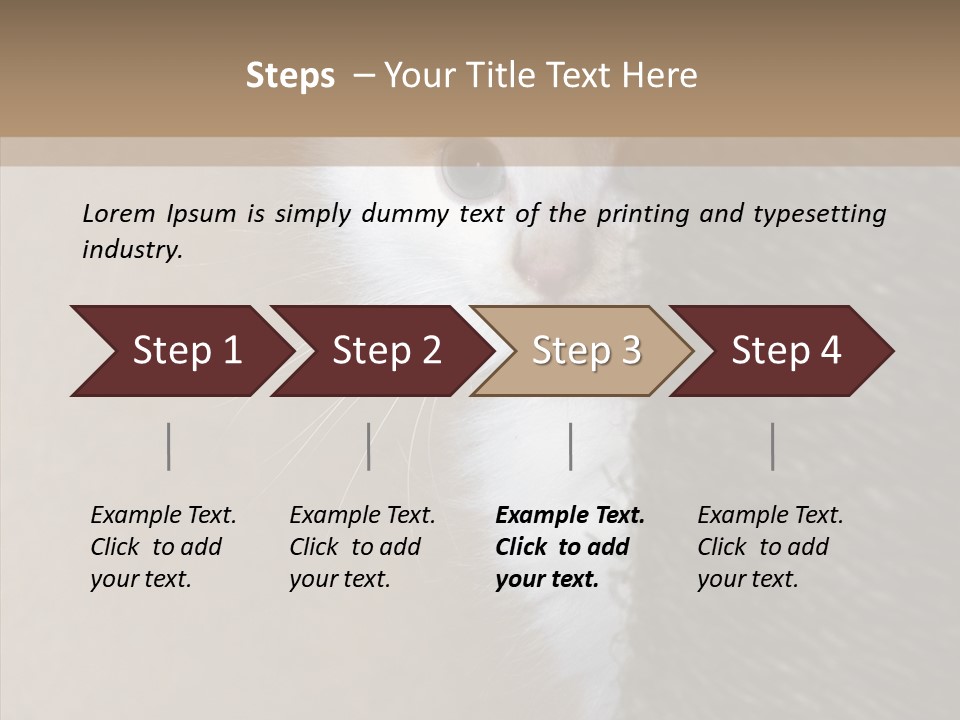 Fluffy Post Hiding PowerPoint Template