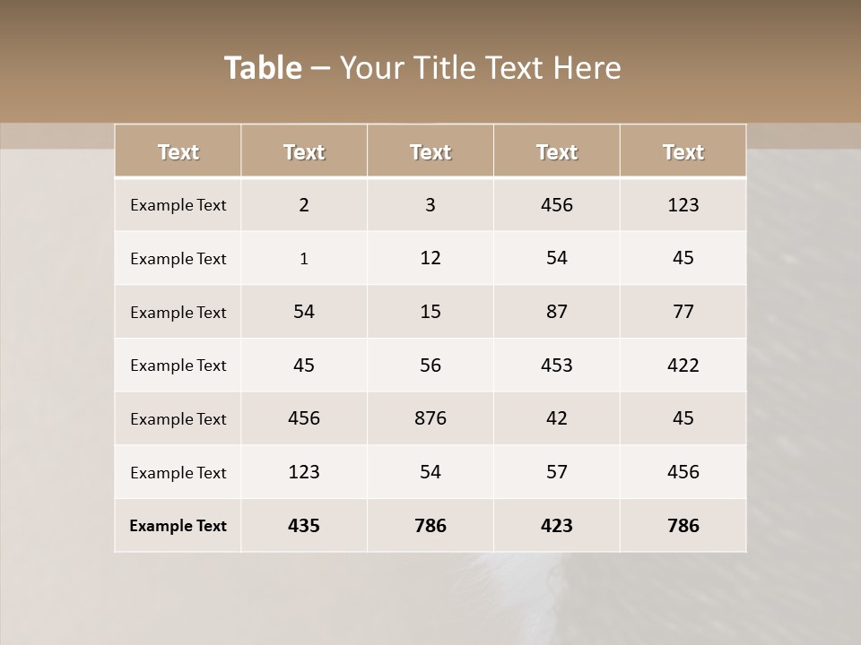 Fluffy Post Hiding PowerPoint Template