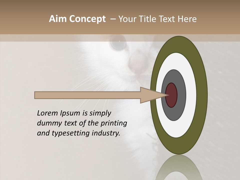 Fluffy Post Hiding PowerPoint Template