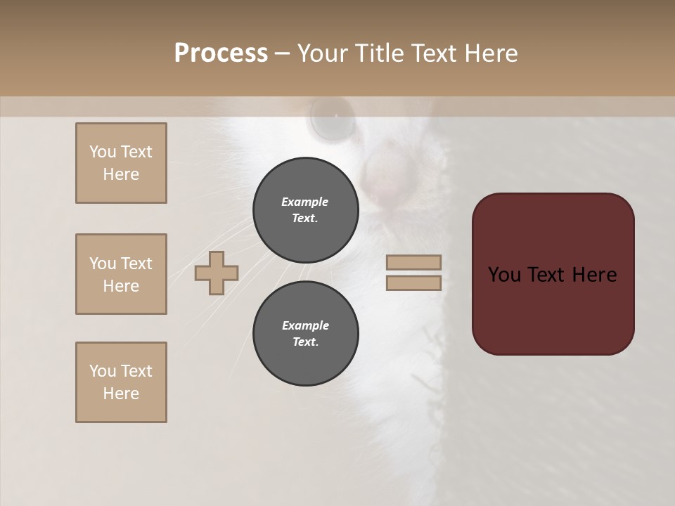 Fluffy Post Hiding PowerPoint Template