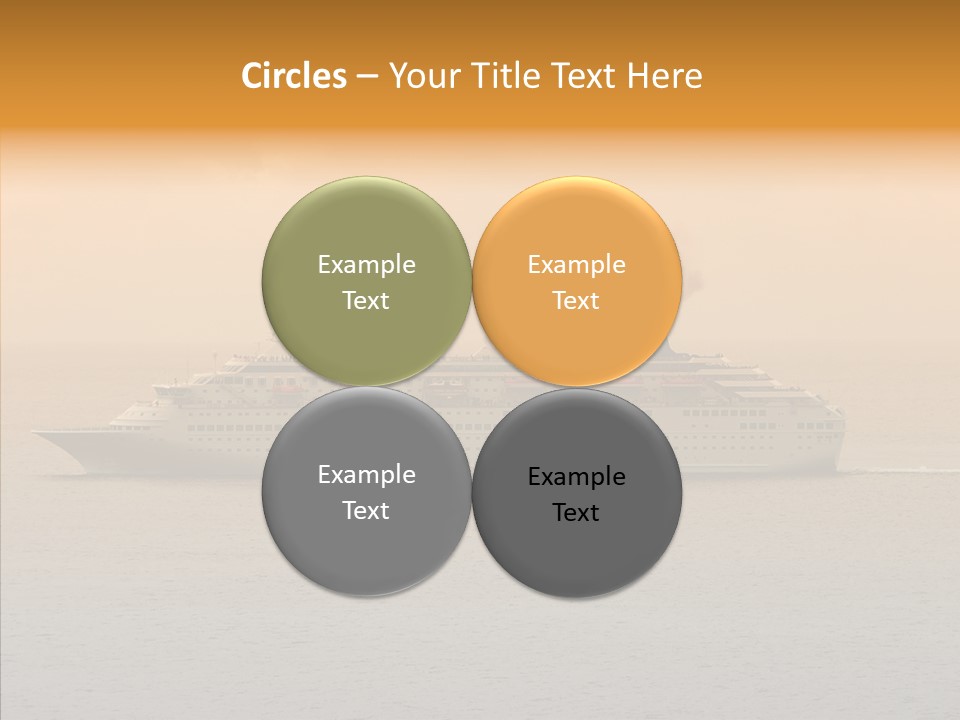 Cruise Side Morning PowerPoint Template