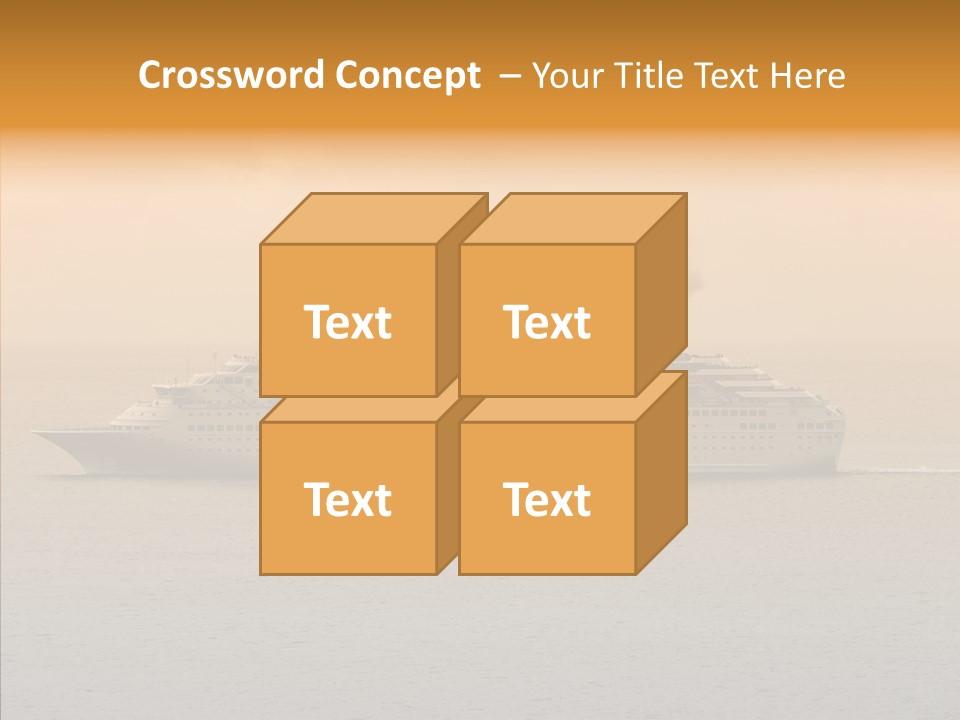 Cruise Side Morning PowerPoint Template
