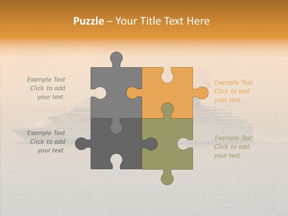 Cruise Side Morning PowerPoint Template