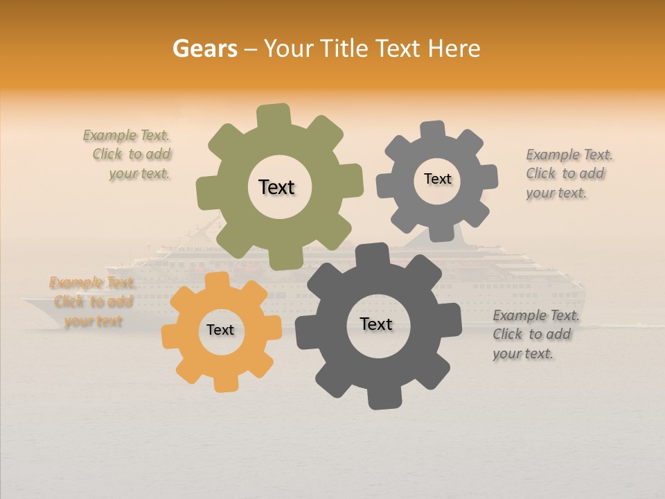 Cruise Side Morning PowerPoint Template