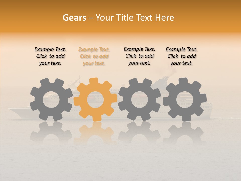 Cruise Side Morning PowerPoint Template