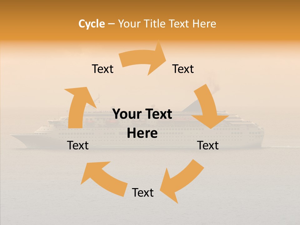 Cruise Side Morning PowerPoint Template