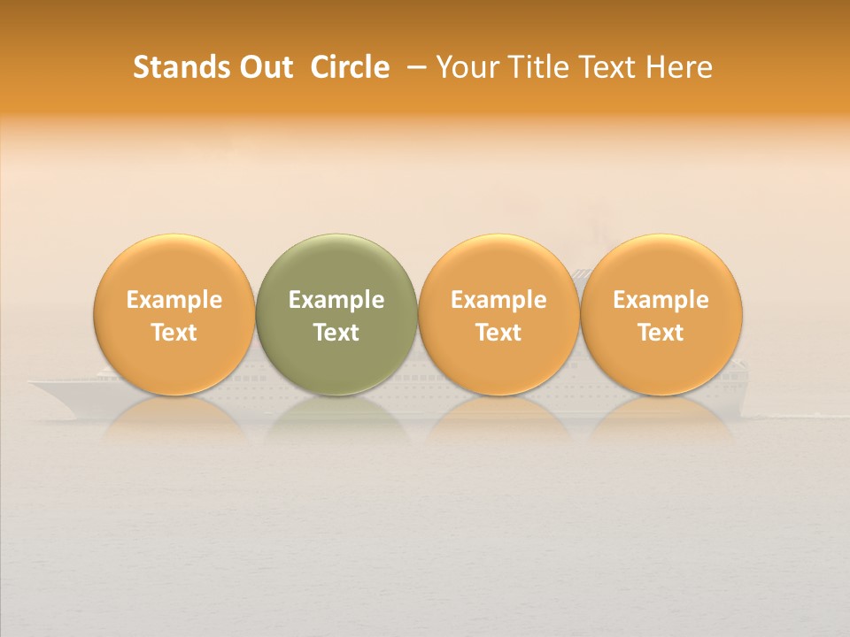 Cruise Side Morning PowerPoint Template
