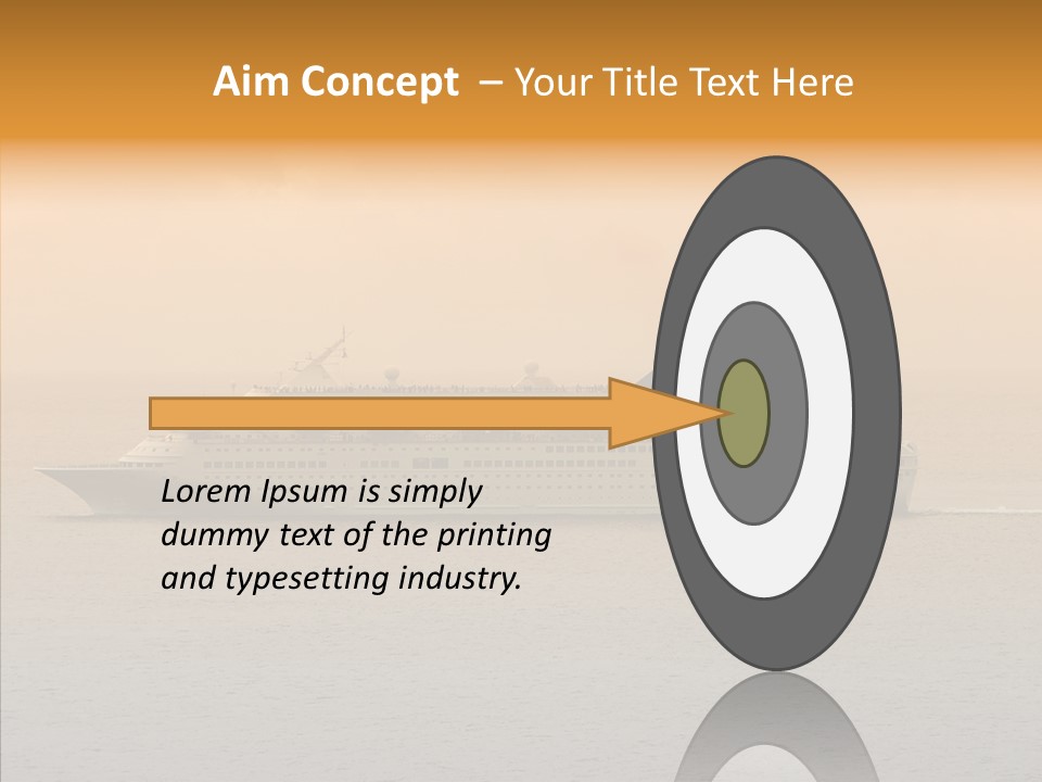 Cruise Side Morning PowerPoint Template