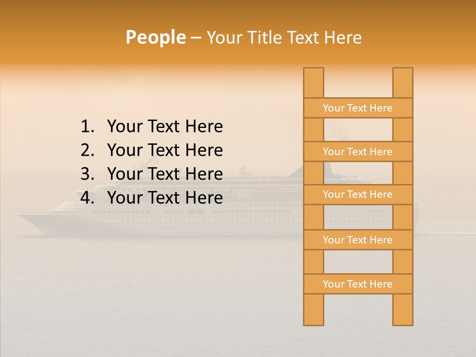 Cruise Side Morning PowerPoint Template
