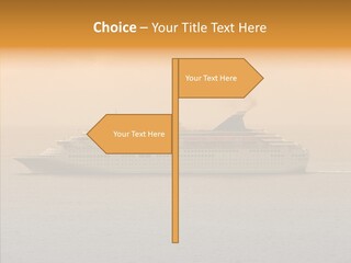 Cruise Side Morning PowerPoint Template
