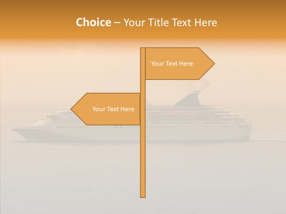 Cruise Side Morning PowerPoint Template