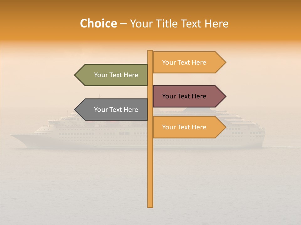 Cruise Side Morning PowerPoint Template