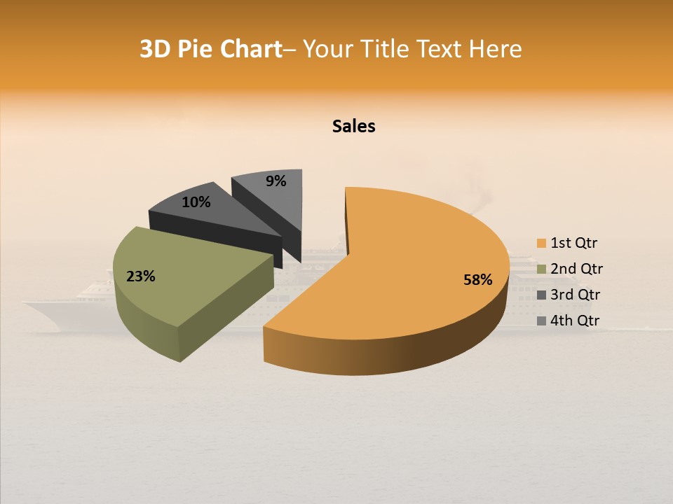 Cruise Side Morning PowerPoint Template