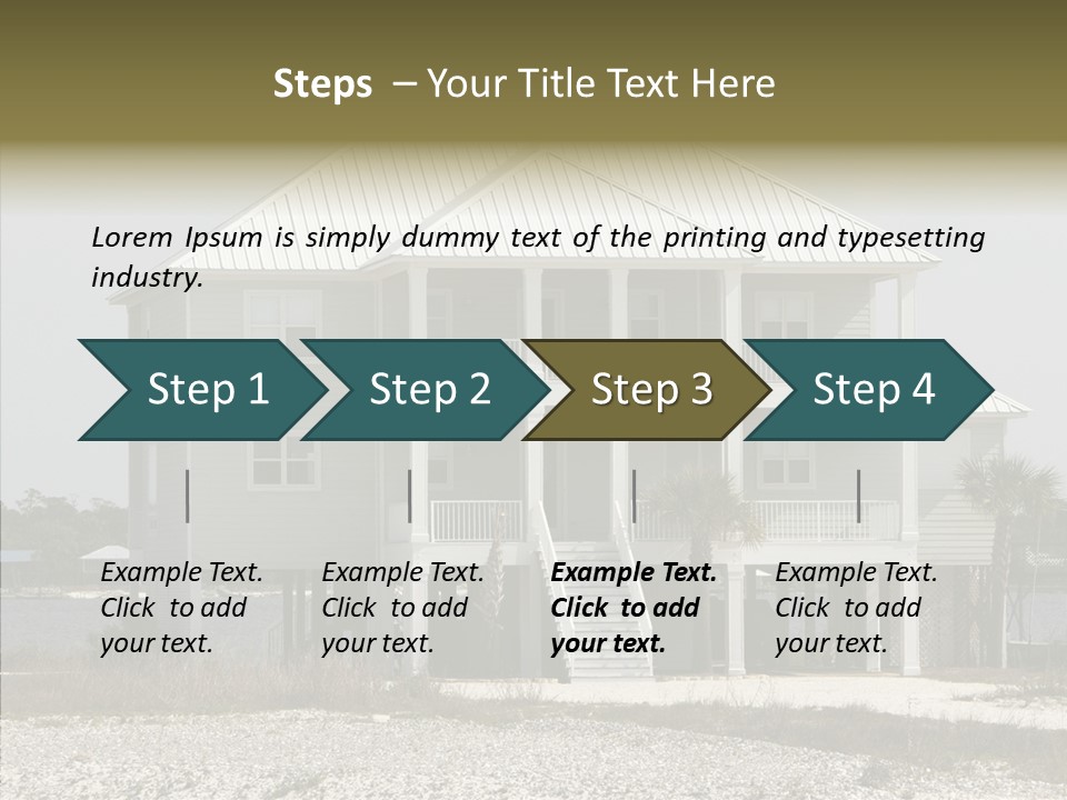 Luxury Vacation Residential PowerPoint Template
