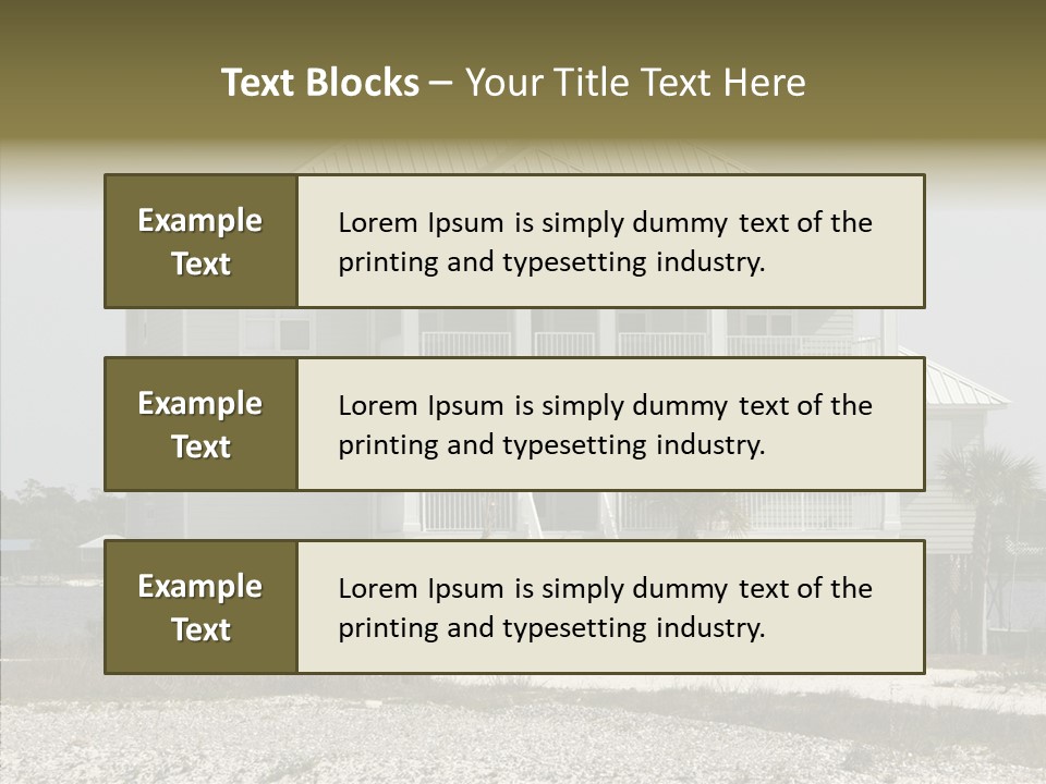 Luxury Vacation Residential PowerPoint Template