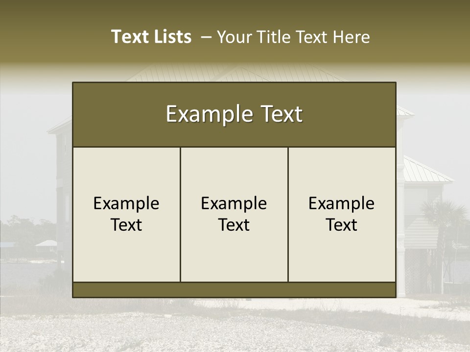 Luxury Vacation Residential PowerPoint Template