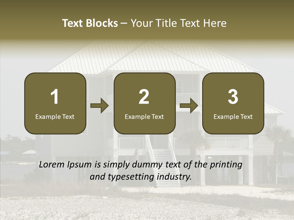 Luxury Vacation Residential PowerPoint Template