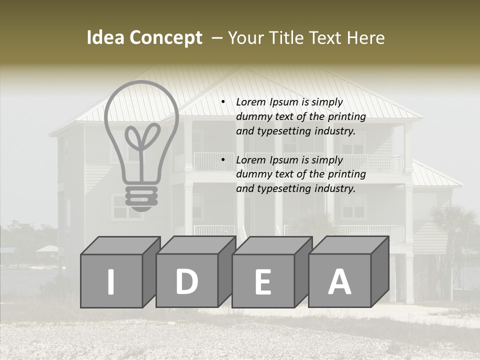 Luxury Vacation Residential PowerPoint Template